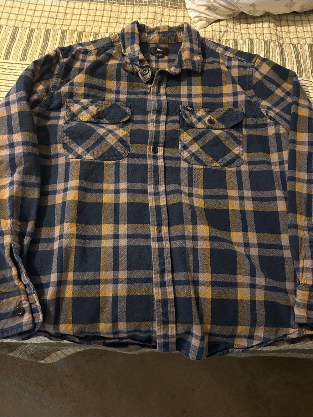 Obey Plaid Button-Down Shirt